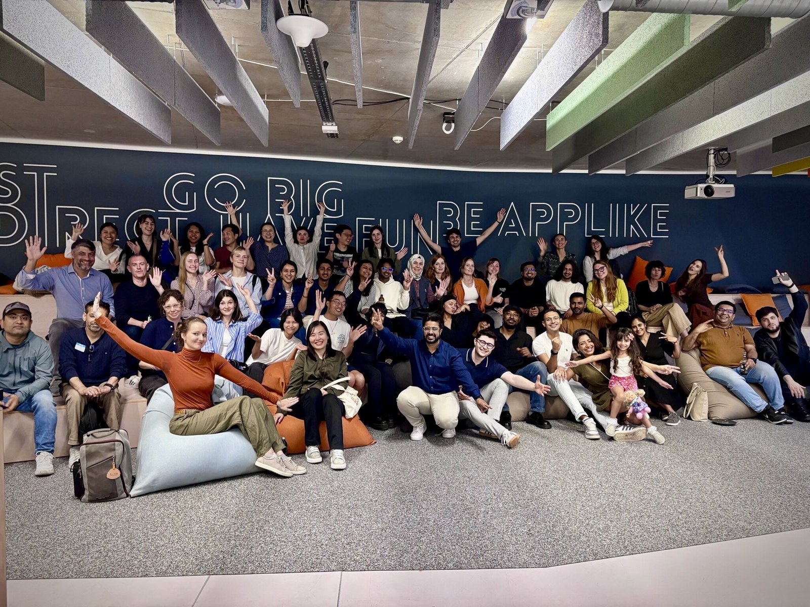Attendees at an Interaction Design Foundation Hamburg event